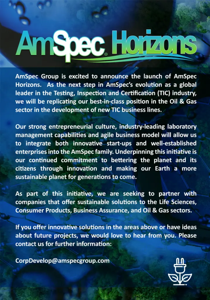 Launch announcement for AmSpec Horizons.