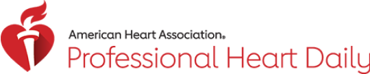 Logo of American Heart Association Professional Heart Daily, which AmSpec is a member of / accredited by.