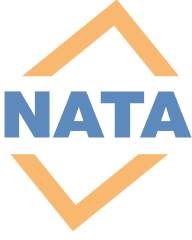 Logo for NATA – part of AmSpec's memberships and accreditations.