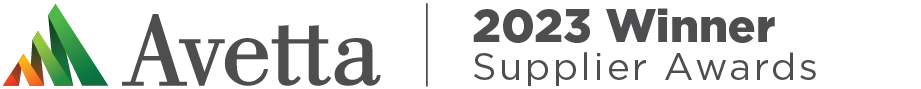 Avetta 2023 award winner seal.