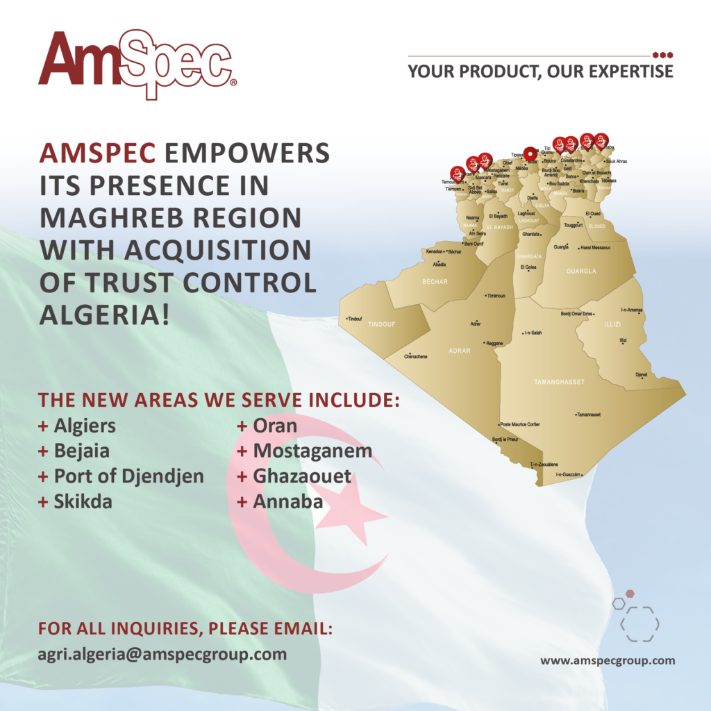 Amspec AmSpec x Trust Control Algeria annoucement for SM