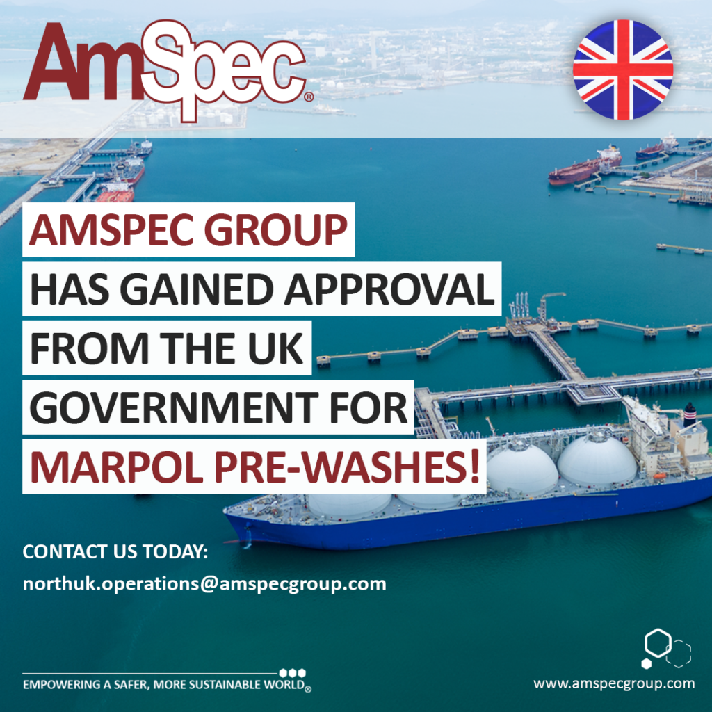 Amspec Marpol UK Certification 1