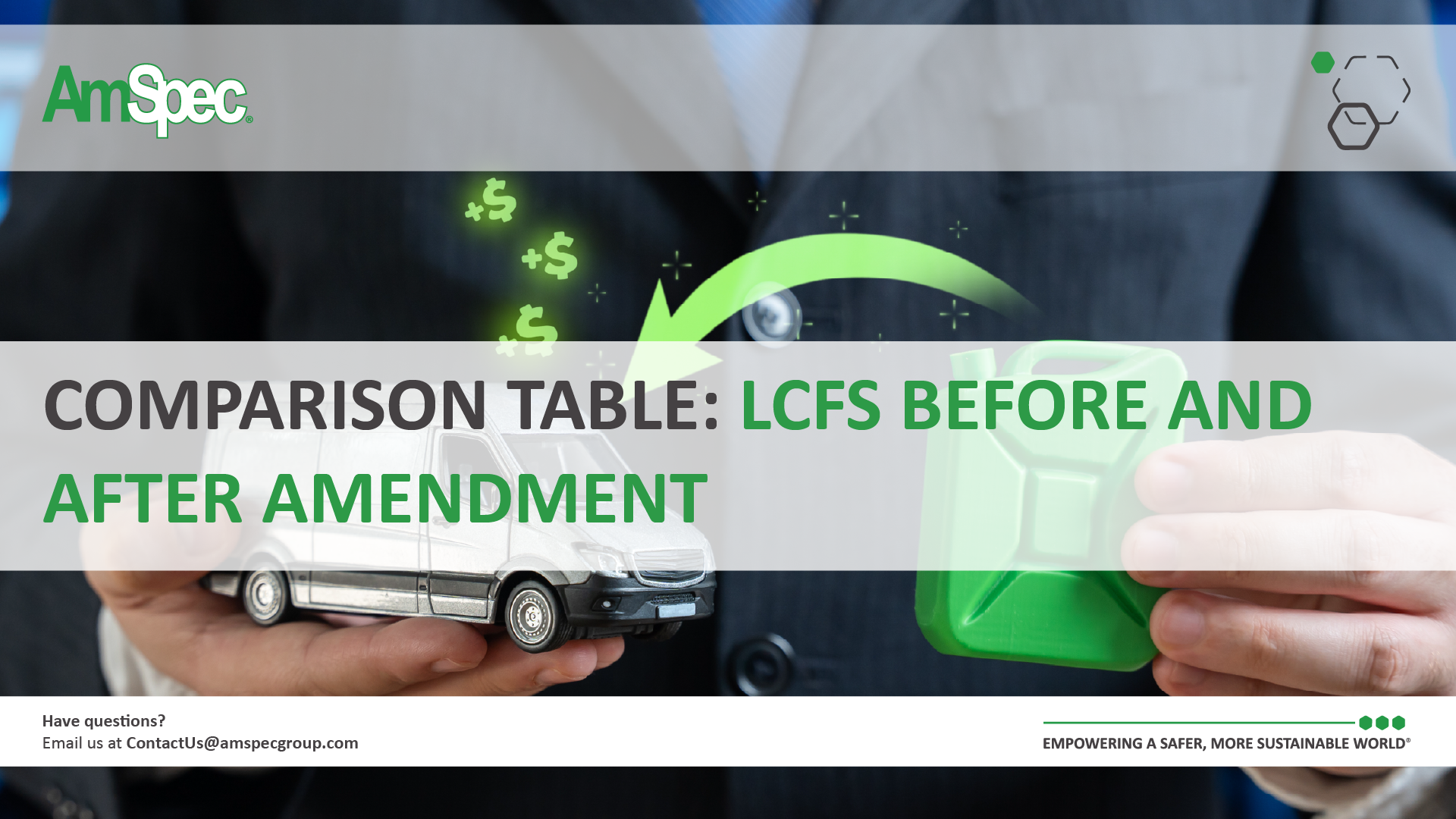 Comparison Table: LCFS Before and After Amendment - AmSpec