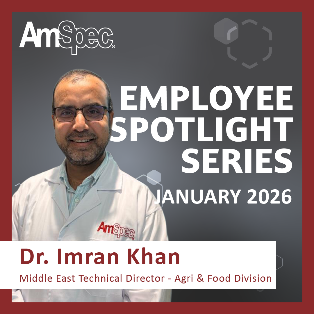 Employee Spotlight: Dr. Imran Khan,Middle East Technical Director/Food ...