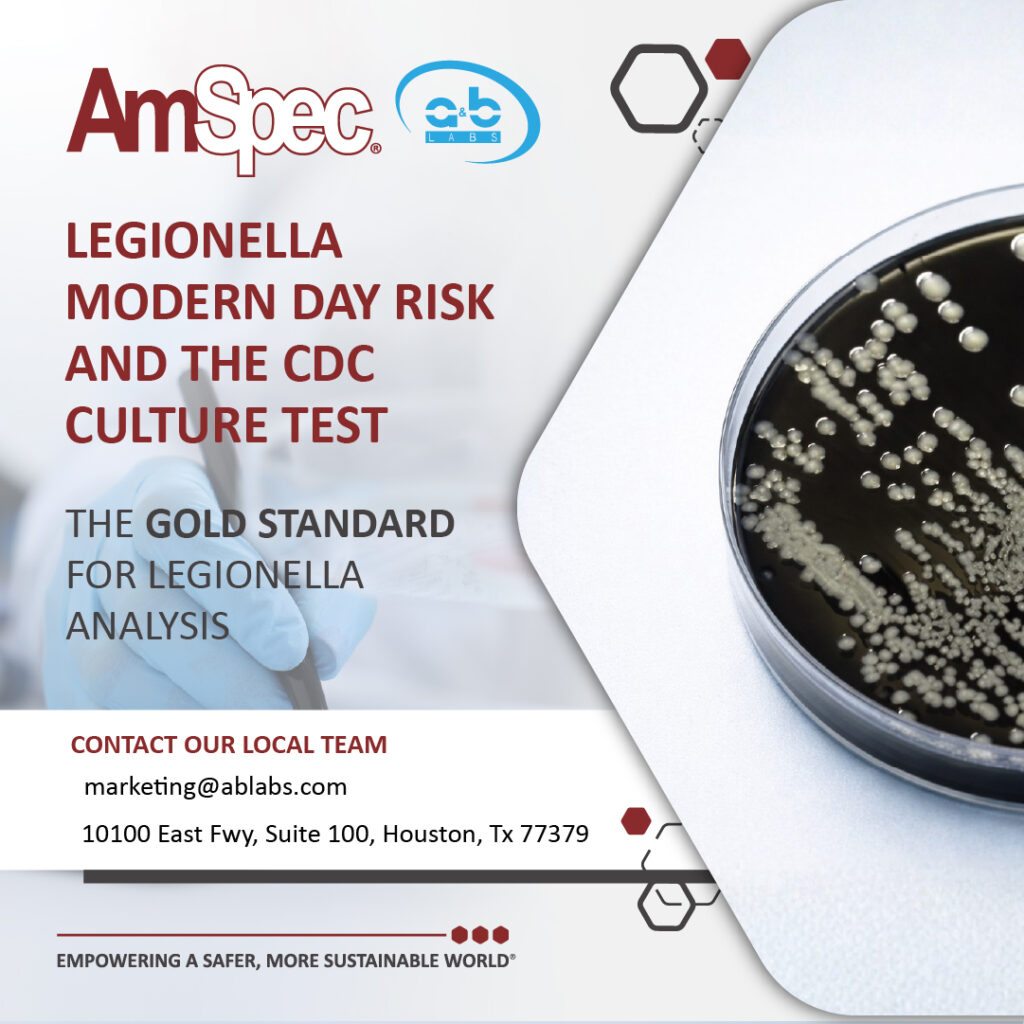 Amspec Legionella CDC Method The Gold Standard 100 1