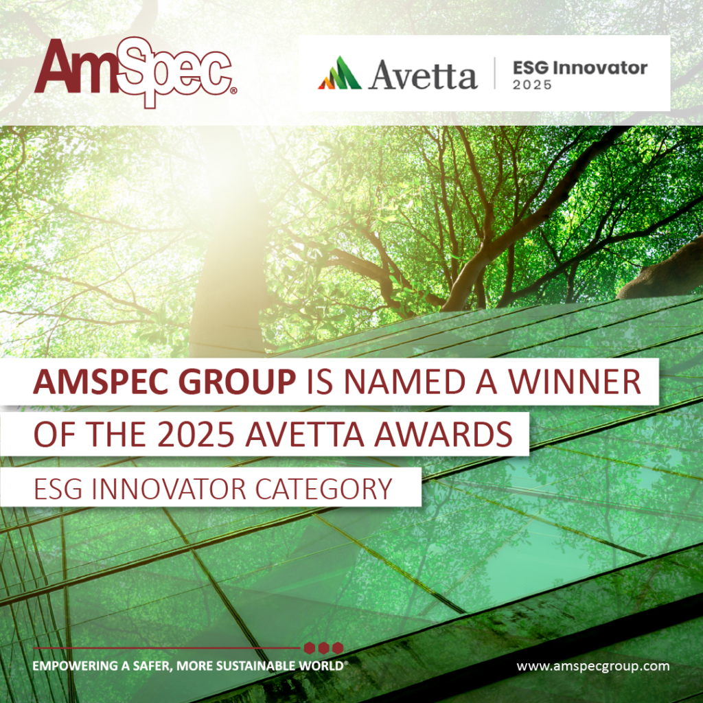 Amspec Celebrating Our Achievement: AmSpec Recognized as a 2025 ESG Innovator by Avetta 1 Amspec AvettaAward2025