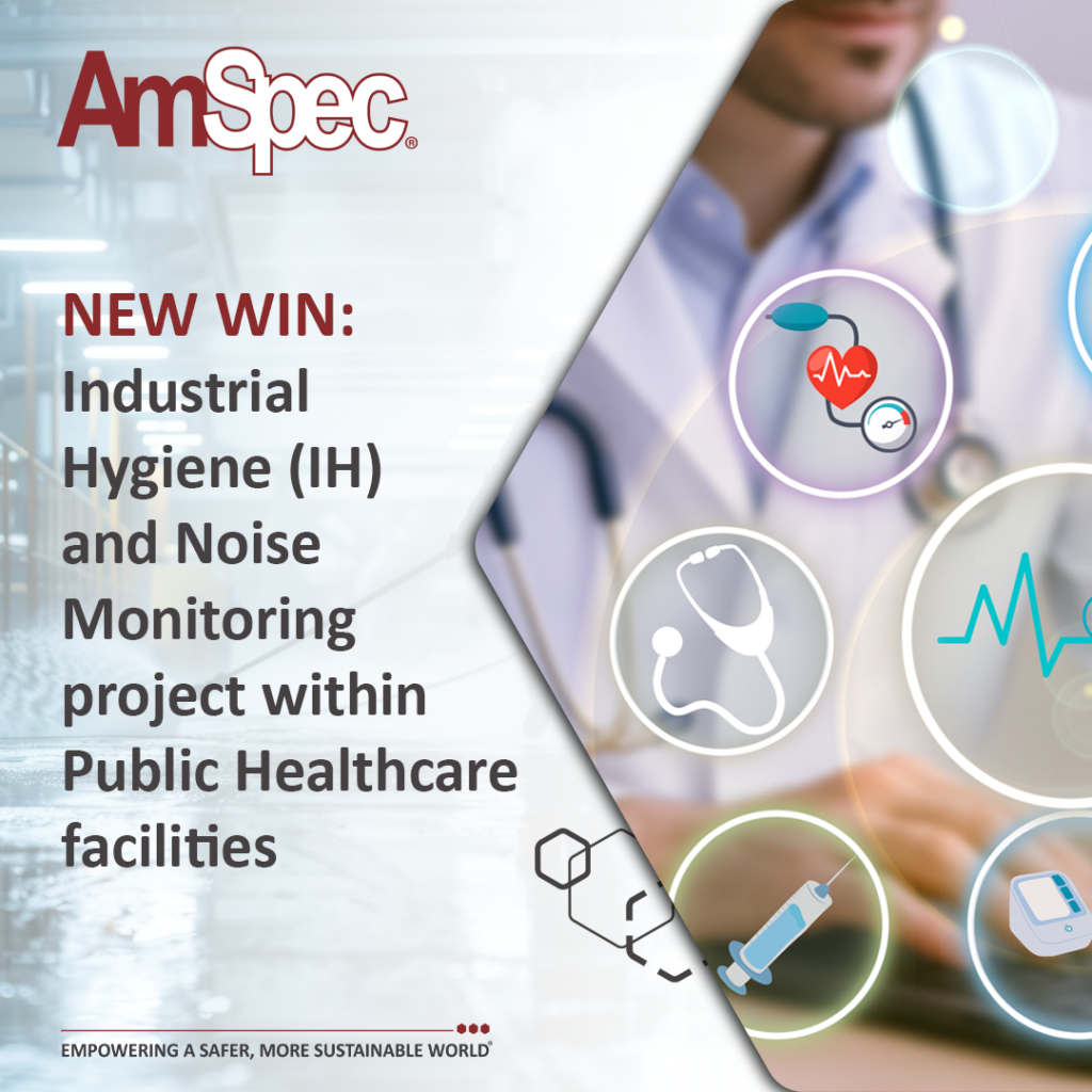 Amspec New Win: Industrial Hygiene (IH) and Noise Monitoring project within Singapore’s public healthcare sector 1 Amspec SKH graphic 2 1