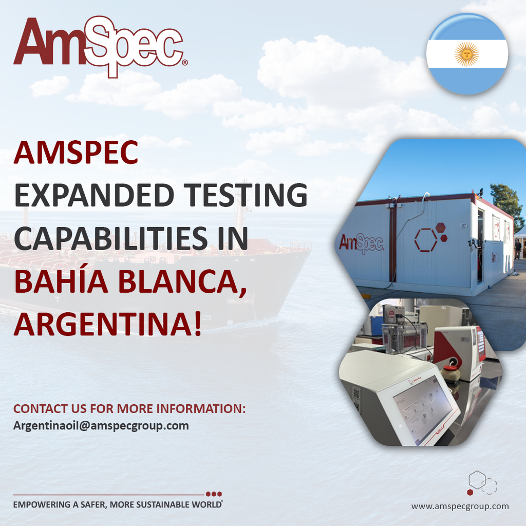 Amspec AmSpec Expanded Testing Capabilities in Bahía Blanca, Argentina 1 Amspec Bahia Blanca Argentina post
