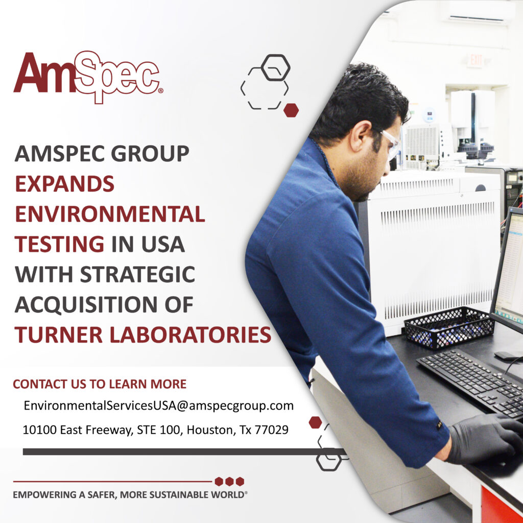 Amspec AmSpec Group Expands Environmental Testing in USA with Strategic Acquisition of Turner Laboratories 1 Amspec Li Turner b@4x 100